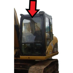 SZYBA PRZEDNIA CZOŁOWA GÓRNA CAT, MOROOKA - nr części: 156-6472, 1566472