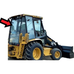 SZYBA TYLNA GÓRNA CAT - nr części: 8Y7261, 1641303, 164-1303