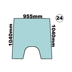 CZOŁOWA SZYBA VALTRA VALMET