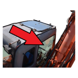 BOCZNA PRAWA SZYBA JOHN DEERE HITACHI - nr części: 4651655