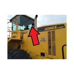 SZYBA TYLNA KABINA XCMG