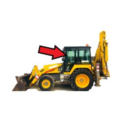 SZYBA LEWA PRAWA DRZWI BOCZNA GÓRNA TEREX, FERMEC, CASE, MASSEY FERGUSON - nr części: 3512870M1