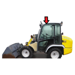 SZYBA LEWA DRZWI BOCZNA GÓRNA KRAMER - nr części: 1000174871