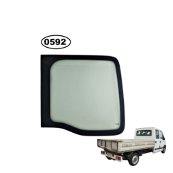 SZYBA TYLNA PRAWA W DRZWI OPEL MOVANO I, RENAULT MASTER II, NISSAN INTERSTAR - nr części: 8200030740