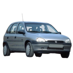 SZYBA BOCZNA OPEL CORSA 5D 93-