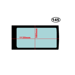 SZYBA BOCZNA PRAWA VOLKSWAGEN TRANSPORTER T6, T6.1, T5