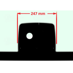 SZYBA CZOŁOWA MERCEDES ACTROS 2015-2018 SZEROKI  - nr części: 9606717110