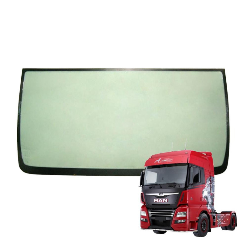 SZYBA CZOŁOWA MAN TG SLEEPER CAB 00-  - nr części: 81624500071,81.62450-0096,81624500096