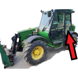 SZYBA BOCZNA LEWA ZA DRZWI JOHN DEERE - nr części: Z76048
