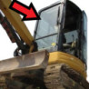 SZYBA CZOŁOWA GÓRNA CAT - nr części: 214-3975, 2143975
