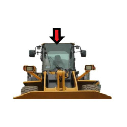 SZYBA PRZEDNIA KOMATSU - nr części: 423-926-4712, 423-56-H1N90