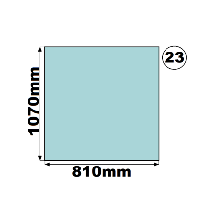 SZYBA PRZÓD GÓRNA TEREX FUCHS