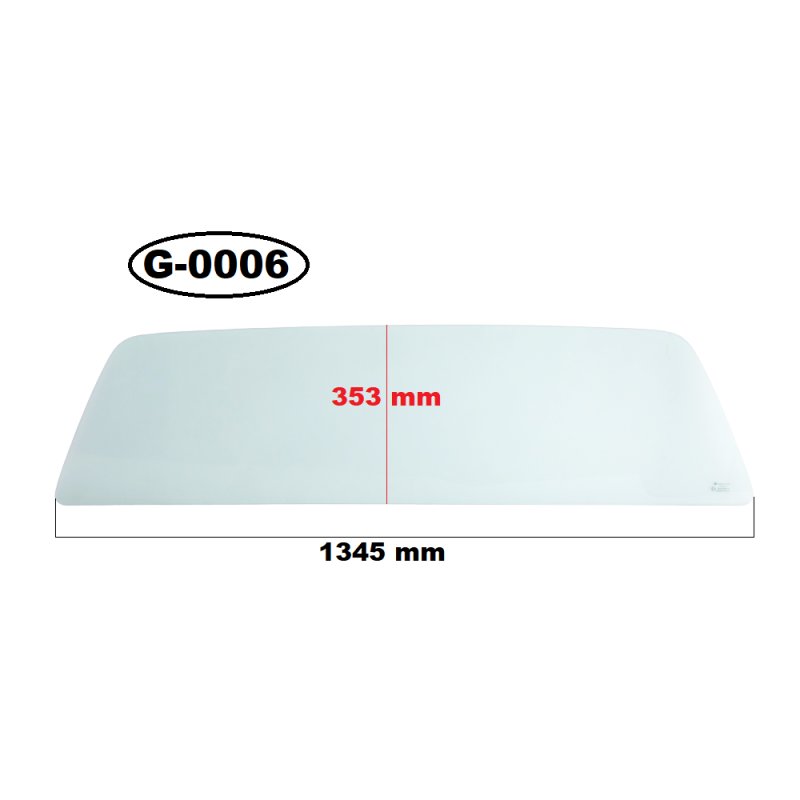 SZYBA TYLNA KABINY / ŚCIANY GRODZIOWEJ MITSUBISHI L200 - nr części: 420007069, MR245350