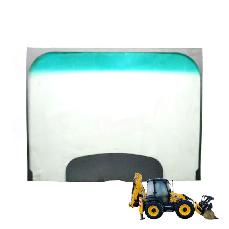 SZYBA JCB 3CX/4CX PROJECT 21/ECO CAB/5CX WASTEMASTER BACKHOE LOADER 2016- FRONT-UPPER - nr części: 332/H1528