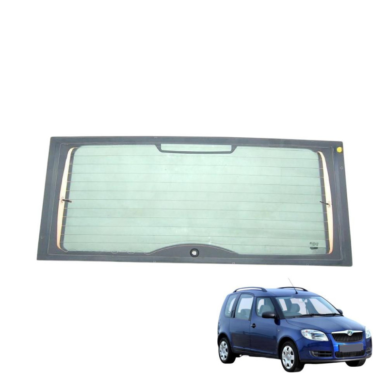 SZYBA TYLNA SKODA ROOMSTER 2006-  - nr części: 5J7 845 049 S,5J7845049S