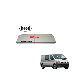 SZYBA TYLNA KABINY / ŚCIANY GRODZIOWEJ NISSAN PRIMASTAR, RENAULT TRAFIC II, OPEL VIVARO I - ZABUDOWA HOLENDERSKA