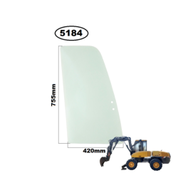 SZYBA PRAWA Z PRZODU MECALAC