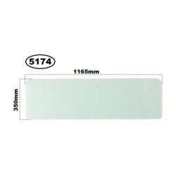 SZYBA TYLNA KABINY / ŚCIANY GRODZIOWEJ MERCEDES "KACZKA" DO MODELI: 208, 308