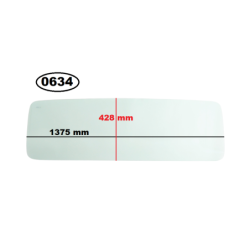 SZYBA TYLNA KABINY / ŚCIANY GRODZIOWEJ NISSAN NV-400/INTERSTAR, OPEL MOVANO I/II, RENAULT MASCOTT/MASTER II/III, IVECO DAILY