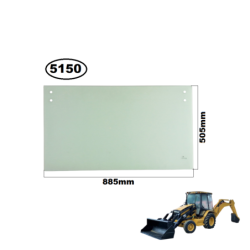 SZYBA TYLNA DOLNA CAT - nr części: 8Y-7262, 1641304, 8Y7262, 164-1304