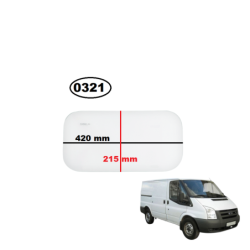 SZYBA TYLNA GRODZIOWA FORD TRANSIT