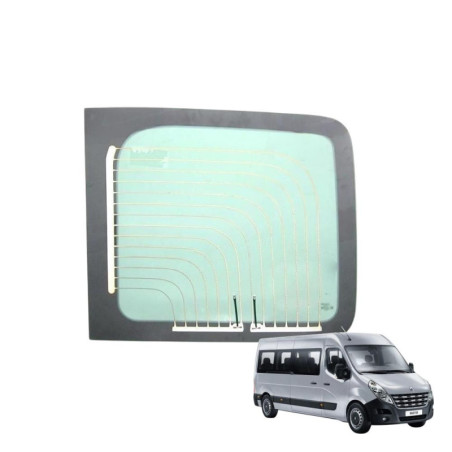 SZYBA TYLNA RENAULT MASTER 01/99-