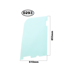 SZYBA LEWA DRZWI GÓRNA KUBOTA - nr części: RG158-46930, RG158-4693-0, RG15846930