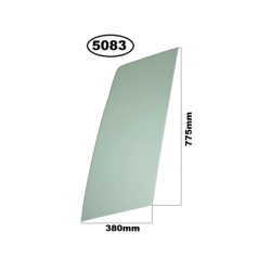 SZYBA BOCZNA LEWA DRZWI PRZEDNIA MECALAC 714MW