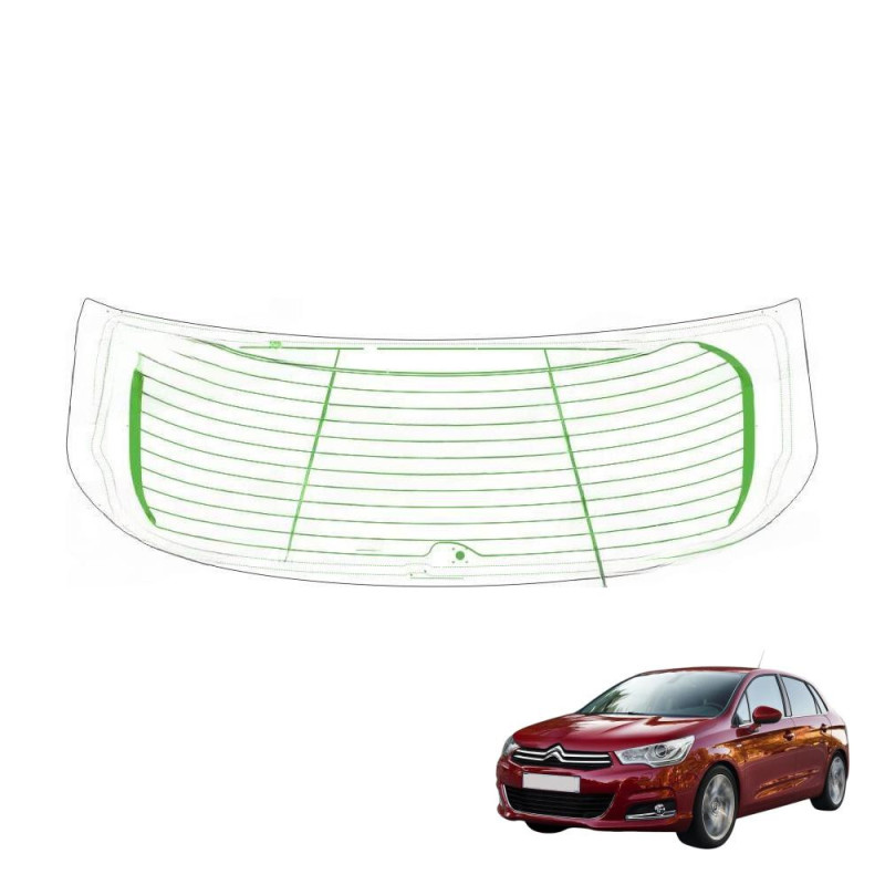 SZYBA TYLNA CITROEN C4 3D+5D 2010-
