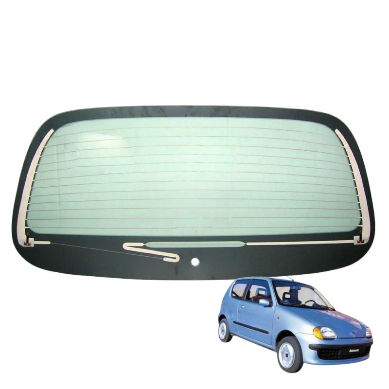SZYBA TYLNA FIAT SEICENTO 98-  - nr części: 51732082,46512034,51741367