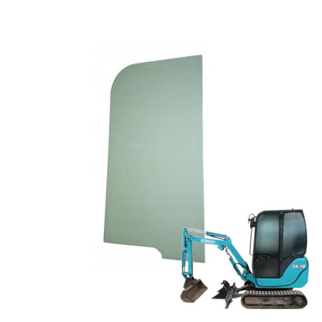 SZYBA LEWA BOCZNA W DRZWI YANMAR KOBELCO - nr części: YP-172A59-69160, 172A5969160