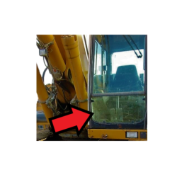 SZYBA DOLNA PRZEDNIA LIEBHERR LITRONIC - nr części: 5008447, 5008448