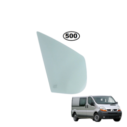 SZYBA TRÓJKĄT STAŁA BOCZNA PRAWA W DRZWI RENAULT TRAFIC II, NISSAN PRIMASTAR, OPEL VIVARO I - nr części: 8200005502