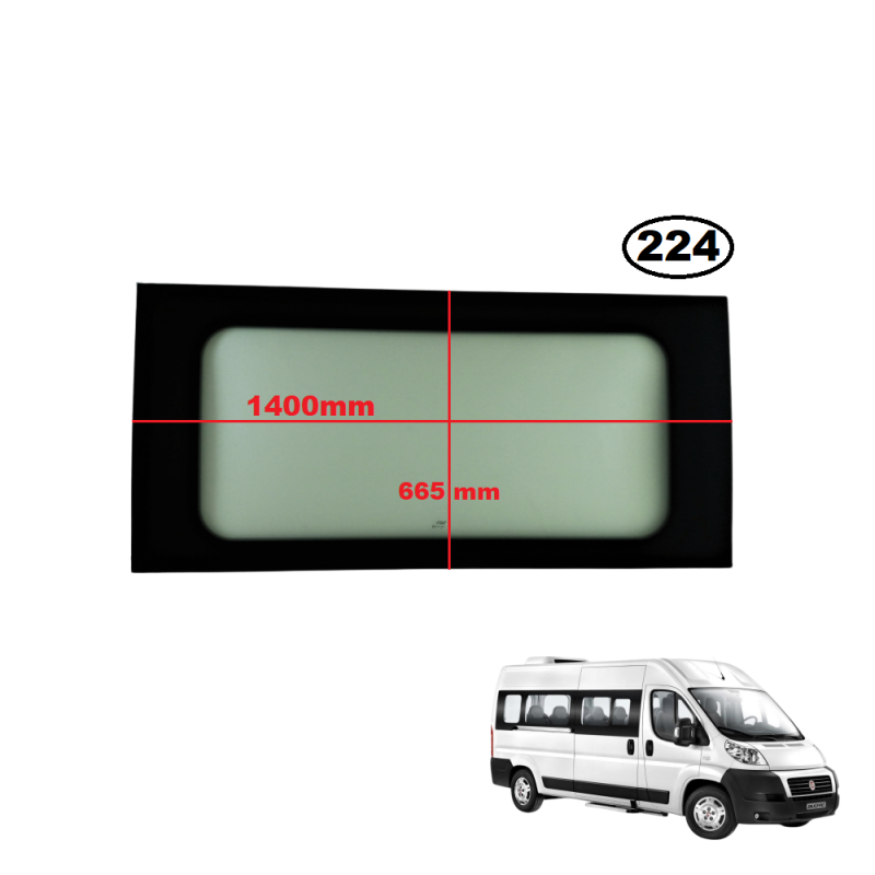 SZYBA BOCZNA PRAWA LUB LEWA FIAT DUCATO III, PEUGEOT BOXER II, CITROEN JUMPER II