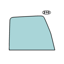 SZYBA PRAWA BOCZNA OPUSZCZANA W DRZWI MERCEDES ACTROS