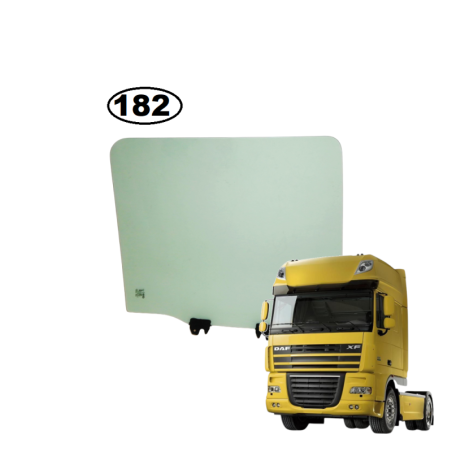 SZYBA BOCZNA PRAWA OPUSZCZANA W DRZWI DAF