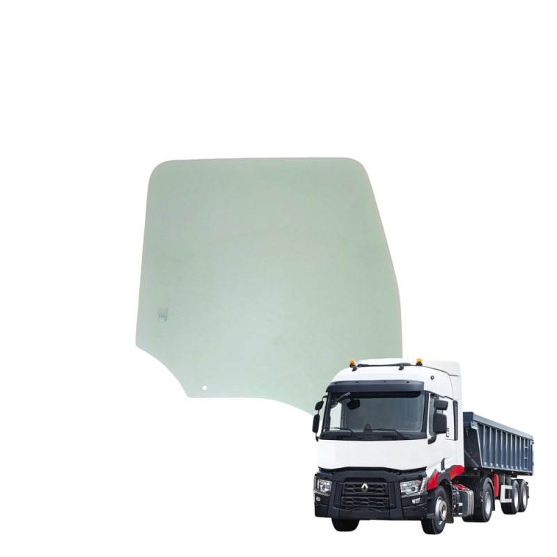 SZYBA PRAWA BOCZNA OPUSZCZANA W DRZWI RENAULT SERIA T, K, C - nr części: 7482122220