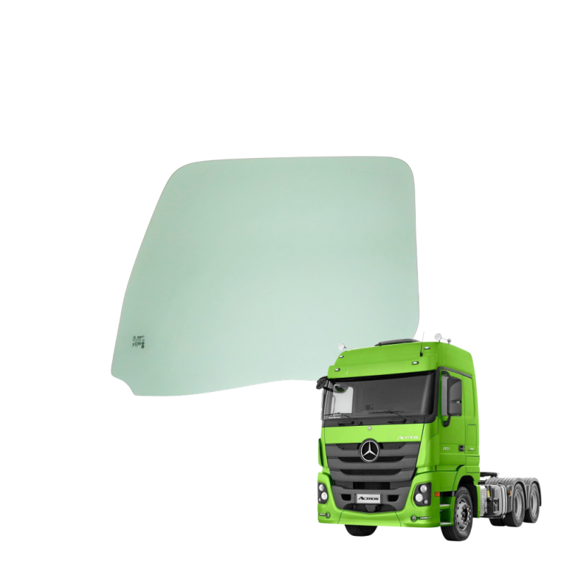 SZYBA BOCZNA OPUSZCZANA W DRZWI LEWA MERCEDES ACTROS