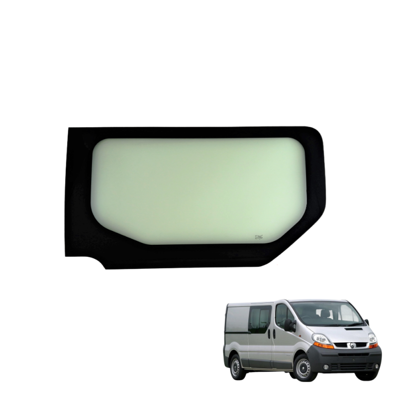 SZYBA BOCZNA PRAWA NISSAN PRIMASTAR, OPEL VIVARO I, RENAULT TRAFIC II - nr części: 8200005543