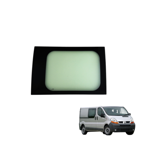 SZYBA BOCZNA PRAWA OPEL VIVARO I, NISSAN PRIMASTAR, RENAULT TRAFIC II - WERSJA KRÓTKA