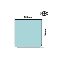 SZYBA DACHOWA MANITOU - nr części: 600691