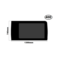 SZYBA BOCZNA PRAWA FORD TRANSIT