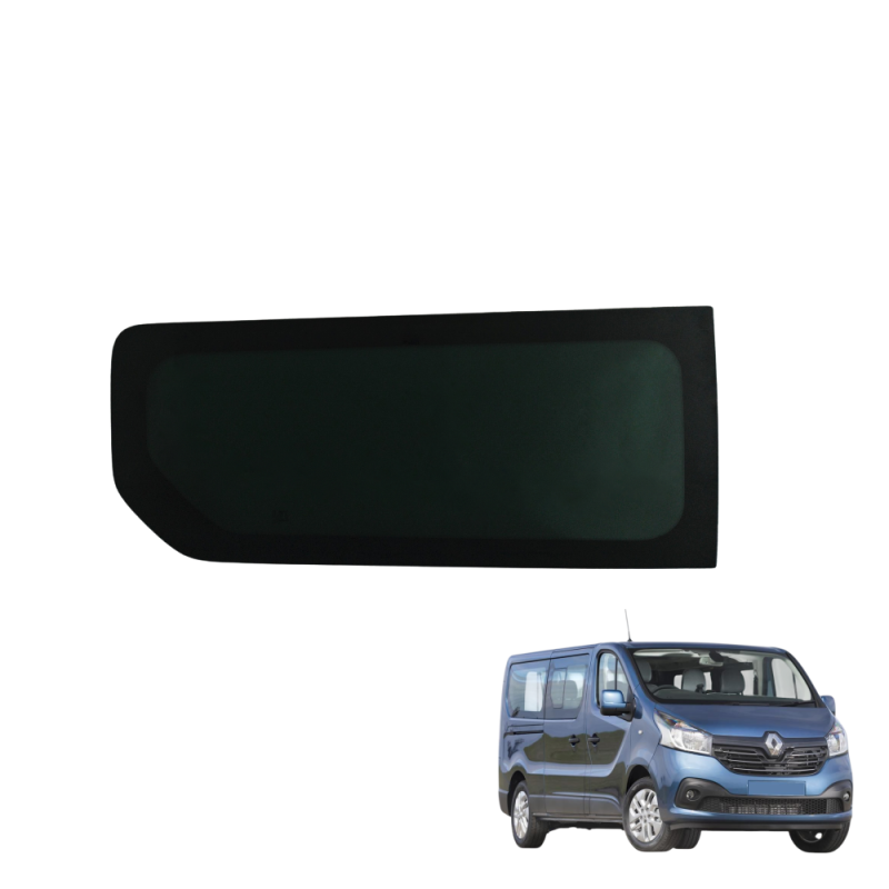 SZYBA BOCZNA PRAWA TYLNA NISSAN NV-300, RENAULT TRAFIC III, FIAT TALENTO, OPEL VIVARO II - WERSJA LONG - nr części: 7296LGDV4RD