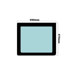 SZYBA LEWA BOCZNA VOLKSWAGEN TRANSPORTER T5, T6, T6.1