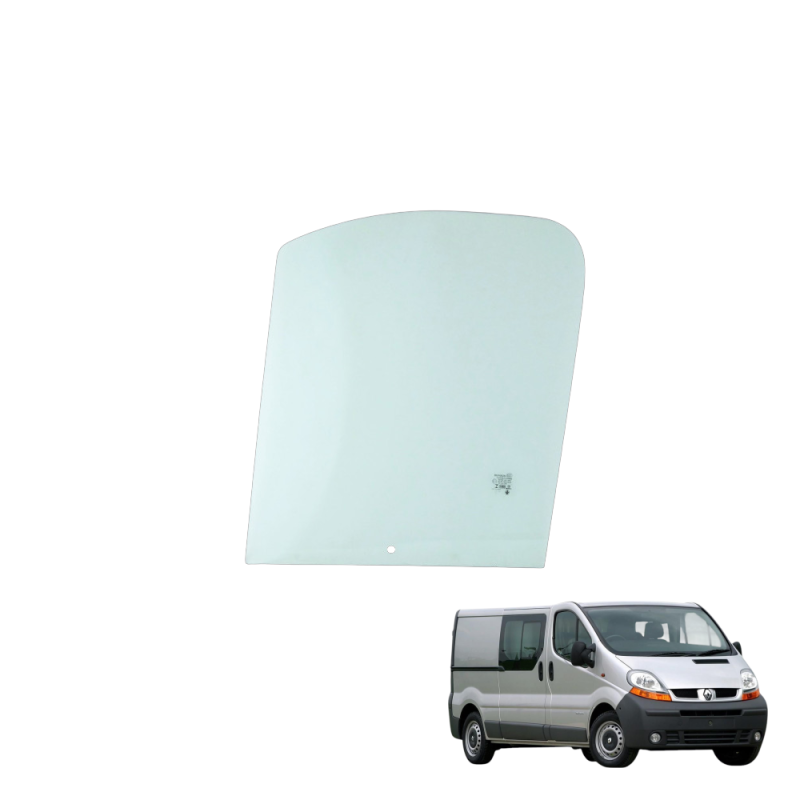 SZYBA LEWA W DRZWI OPUSZCZANA RENAULT, OPEL, NISSAN