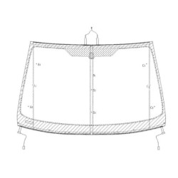 SZYBA CZOŁOWA FORD MONDEO III 2007-  - nr części: 1821604