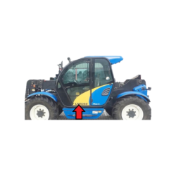 SZYBA LEWA DOLNA DRZWI CASE, FIAT KOBELCO, NEW HOLLAND - nr części: 76088307