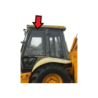 SZYBA BOCZNA DRZWI GÓRNA LEWA PRAWA JCB, JCB FASTRAC - nr części: 827/30281, 827/30282, 827/20266, 827/20267