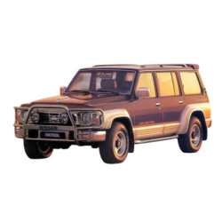 SZYBA CZOŁOWA NISSAN PATROL 3D+5D 83-