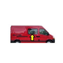 SZYBA BOCZNA W DRZWI PRAWA LUB LEWA NISSAN INTERSTAR, OPEL MOVANO I, RENAULT MASTER II